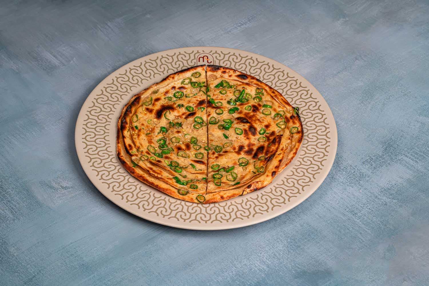 Green chilli paratha
