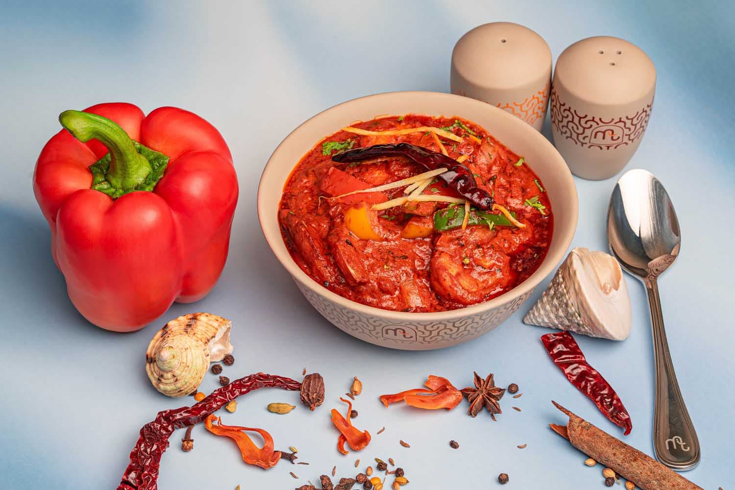 Kadai prawns