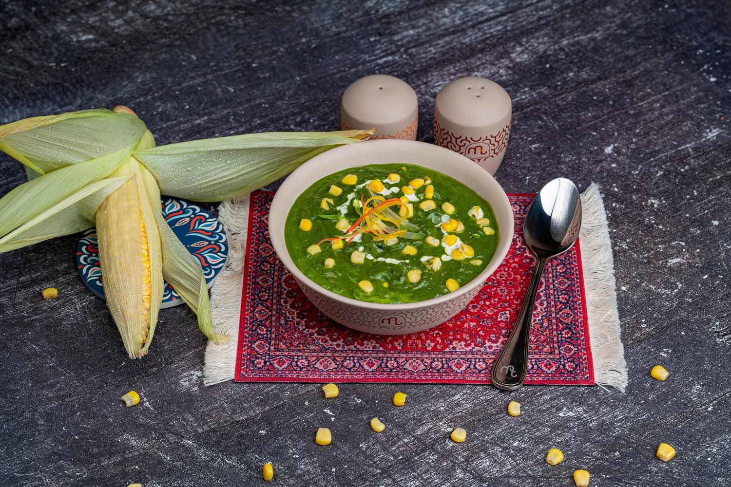 Corn palak