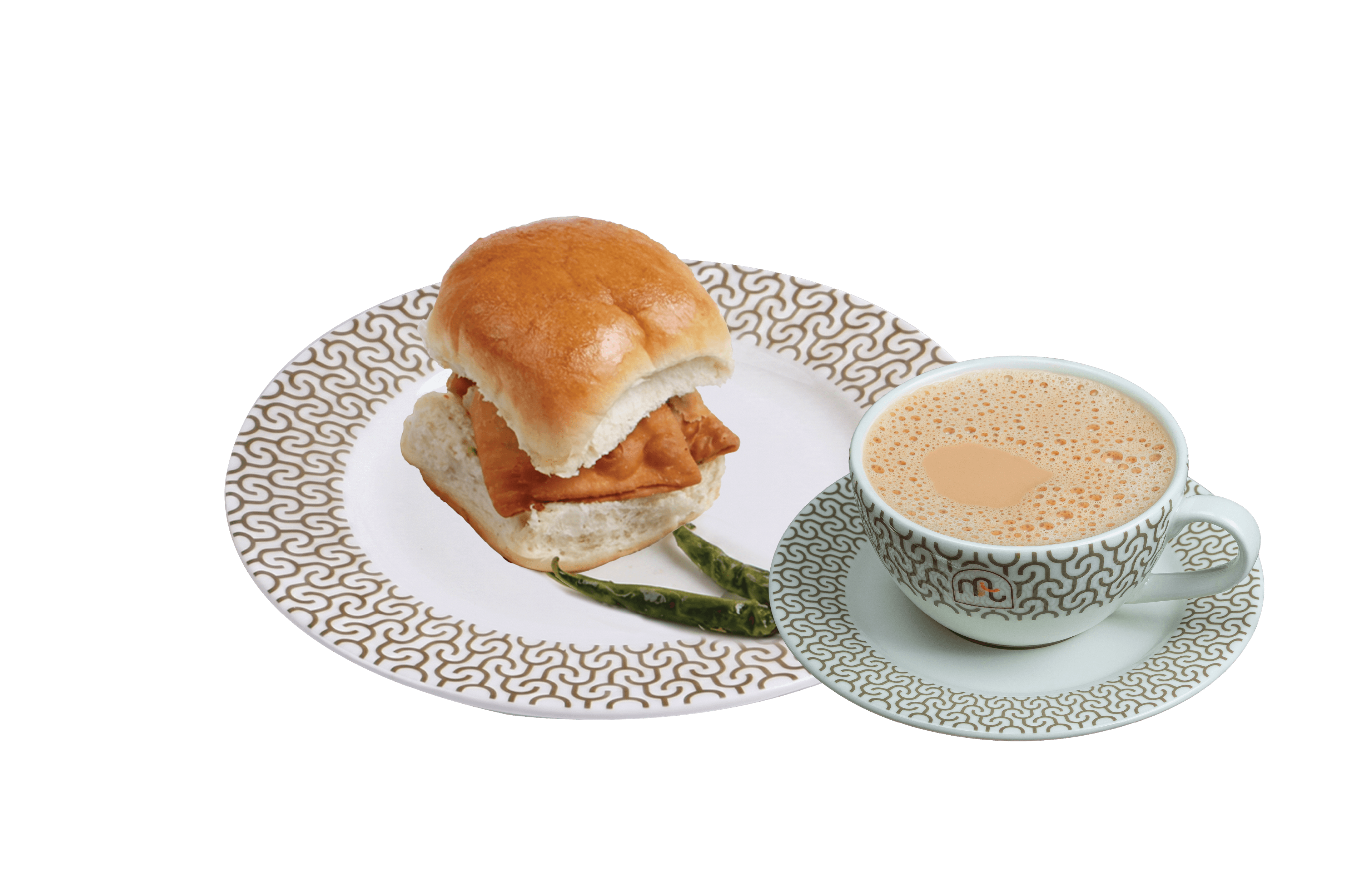 samosa pav + tea