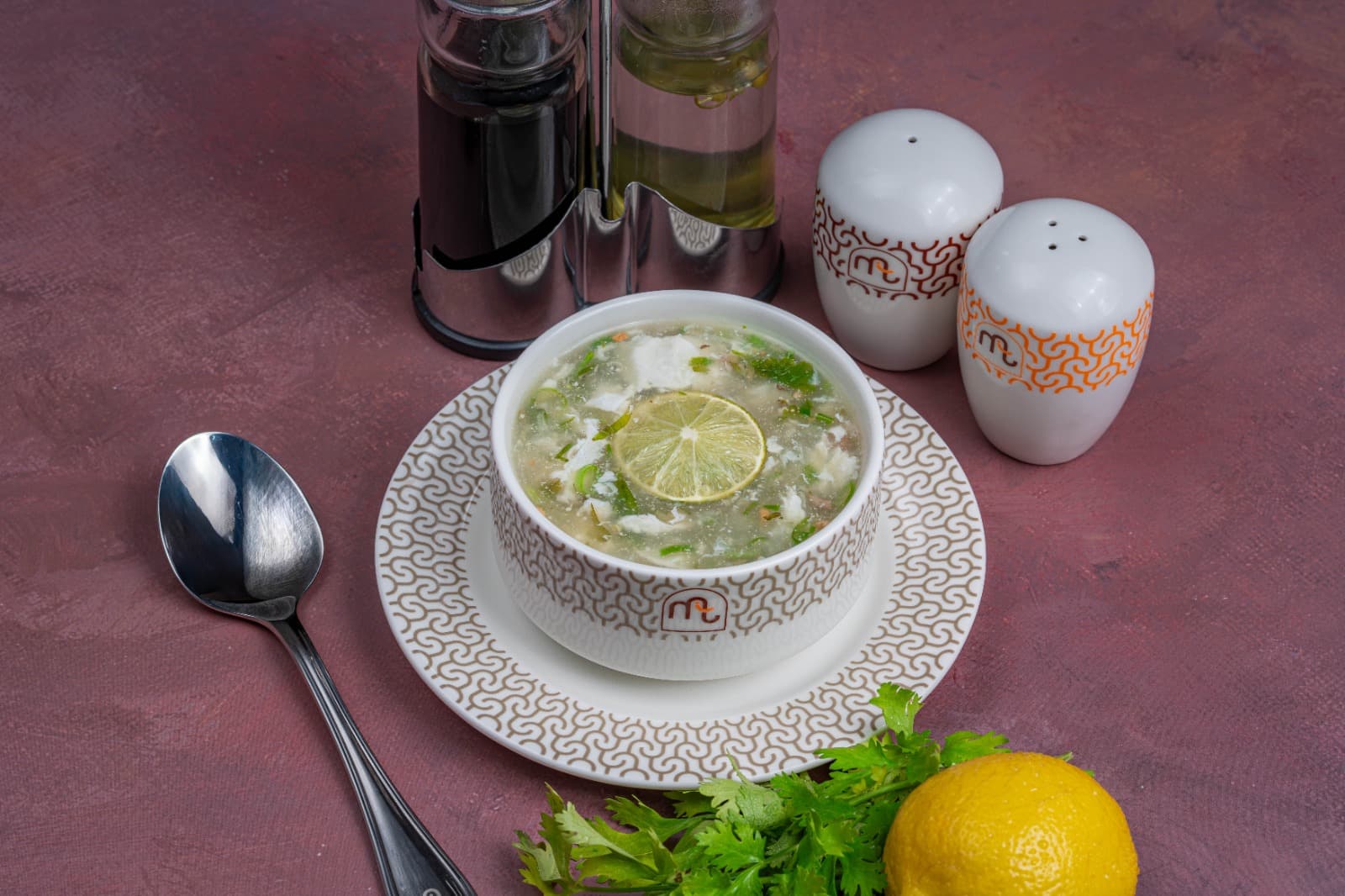 Lemon coriander soup