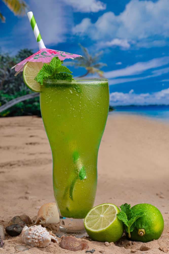 Lime mint cooler