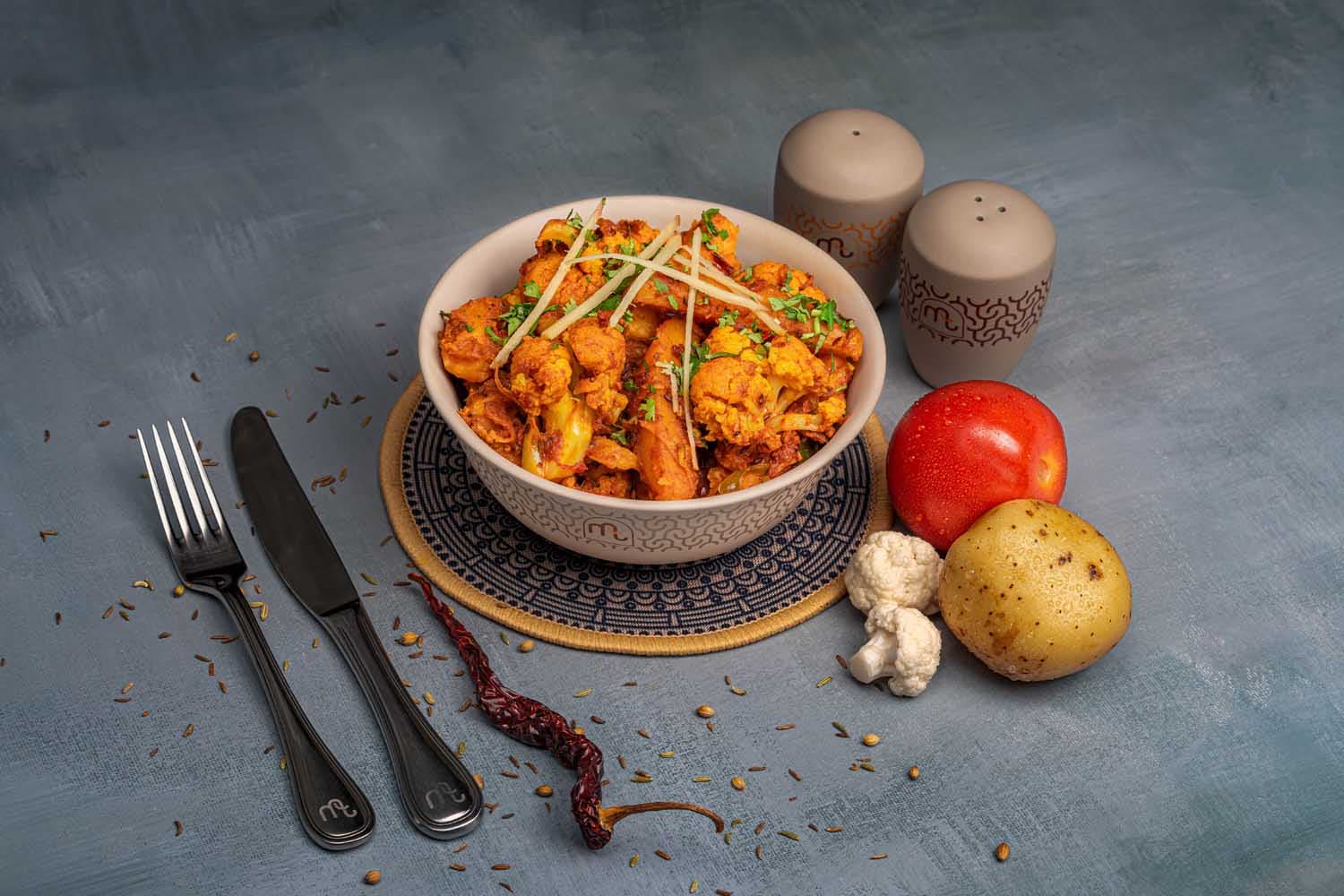 Aloo gobi adaraki
